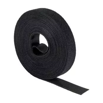 Хомут EKF hlft-1-b липучка 16 мм (5м ролл) черный