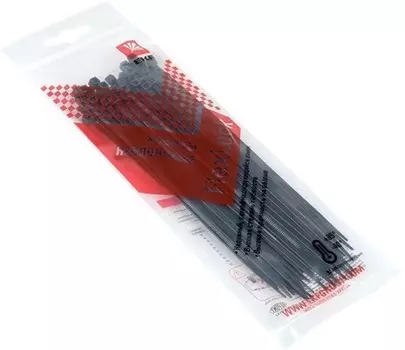 Хомут EKF plc-fl-ctsb-4.8x200-r P6.6 стандартный (ч), 4.8x200 (50шт) FlexLock