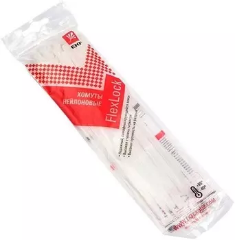 Хомут EKF plc-fl-ctsw-3.6x150-r P6.6 стандартный (б), 3.6x150 (50шт) FlexLock