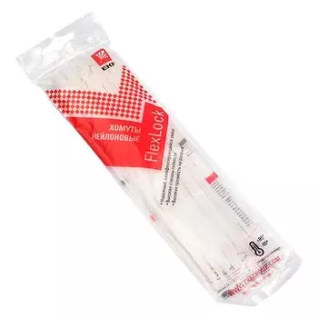 Хомут EKF plc-fl-ctsw-3.6x200-r P6.6 стандартный (б), 3.6x200 (50шт) FlexLock