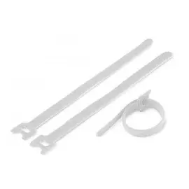 Хомут Hyperline WAS-210-WH липучка белый 210мм