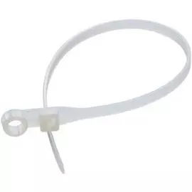 Хомут Rexant 07-0106 под маркер nylon 100 x 2,5 мм 100 шт. белый (упак. 10 шт.)