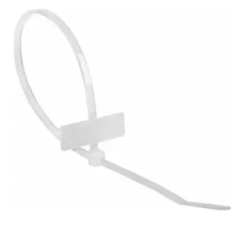 Хомут Rexant 07-0206 под маркер nylon 200x2,5мм 100 шт. белый