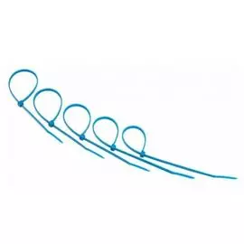 Хомут Rexant 07-0305-25 стяжкa нeйлонoвая 300x4,8 мм, синяя, упаковка 25 шт.