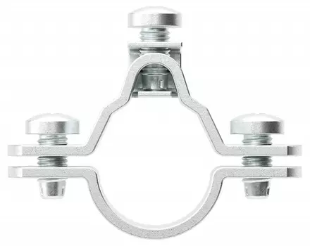 Хомут заземления DKC 6042-20 для труб 20 мм (1/2"), оцинкованная сталь, "Cosmec" (уп/20 шт)