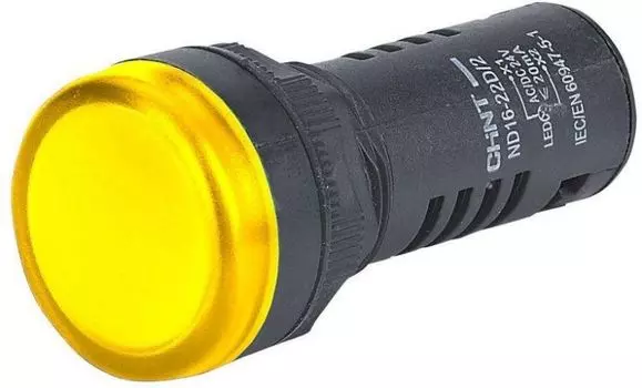 Индикатор CHINT 146693 помехозащищенный ND16-22D/4K2 желт. AC 230В