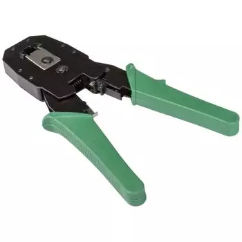 Инструмент для обжима Exegate HT-2007 EX271112RUS RJ-45, RJ-11/12, с инструментом для зачистки в комплекте (монтажный нож для розеток)