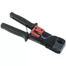 Инструмент ITK TM1-B10V обжимной для RJ-45/12/11 без храпового механизма чёрно-красный