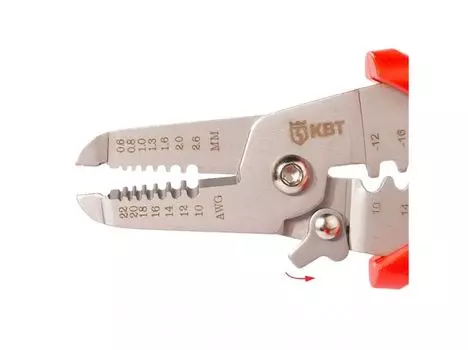 Инструмент КВТ 102398 для снятия изоляции WSS-01 ПРОФИ