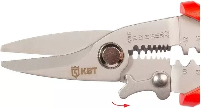 Инструмент КВТ 102400 для снятия изоляции WSS-03 ПРОФИ