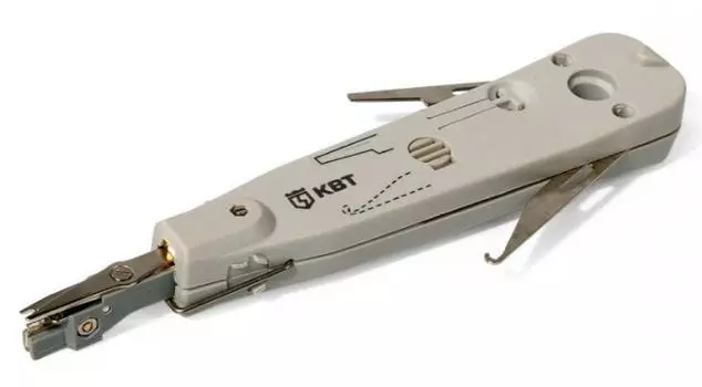 Инструмент КВТ 85736 для заделки витой пары PD-01 серия ПРОФИ