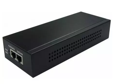Инжектор HIKVISION 60Вт PoE LAS60-57CN-RJ45 1 RJ45 интерфейс 1000M. Подходит для моделей DS-2DF8/76/5xxx-AE/AE3/AELs; и DS-2DE2DE7xxx-AE.