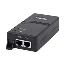 Инжектор PoE Beward STL-11XP Ultra PoE IEEE 802.3 af/at (60 Вт), 1 порт, до 1 Гбит/c, до 100 м, 50 В, защита выхода питания от КЗ и перегрузки