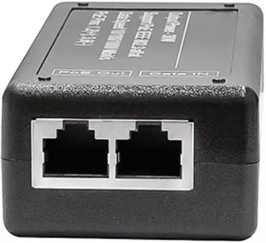 Инжектор PoE NST NS-PI-1G-30 Gigabit Ethernet на 1 порт, мощностью до 30W. Соответствует стандартам PoE IEEE 802.3af/at. (конт. 1,2(+); 3,6(-)). Автом
