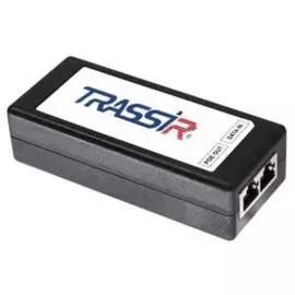 Инжектор TRASSIR TR-I65WPoE POE. Вход: 100-240В 50/60Гц 0.8A. Выход: 52В 1.25A