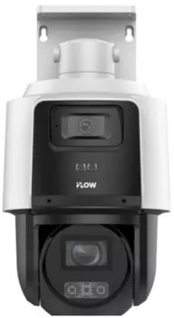IP камера iFlow F-IP-1442PCIZ4 4Мп уличная поворотная с технологией ComboVu, два видеомодуля: охват всей сцены и детализация. Фик.модуль: 1/2.8" Progr