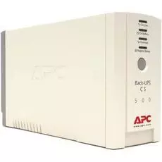 Источник бесперебойного питания APC BK500EI Back-UPS CS 500VA/300W, 230V, 4xC13 outlets (1 Surge & 3 batt.), Data/DSL protection, USB, PCh
