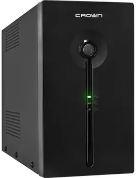 Источник бесперебойного питания Crown CMU-SP1200 COMBO USB CM000001874 Line Interactive 1200VA/720W, 2x12V/9AH, розетки 4*IEC C13 + 2*EURO + 1*IEC C13