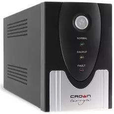 Источник бесперебойного питания Crown CMU-SP800 COMBO USB CM000001873 line-Intractive, 800VA\480W 4*IEC + 2*EURO+1*IEC bybass, порт USB