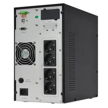 Источник бесперебойного питания Crown CMUOA-350-3K EURO CM000001883 On-line, 3000VA/2700W, порт USB 4*EURO, слот SNMP