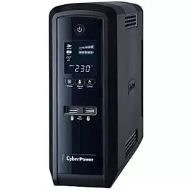 Источник бесперебойного питания CyberPower CP1500EPFCLCD line-interactive, 1500VA/900W, вход 165-265V, батарея 8.5Ач*2, 6*EURO, RJ11/45, ЖКД, AVR