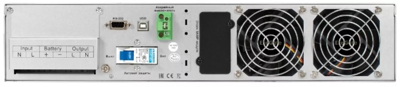 Источник бесперебойного питания Exegate PowerExpert ULS-575-10kVA.LCD.AVR.T.USB.RS232.SNMP.2U EX296960RUS On-line 10000VA/10000W, On-Line, PF=1, LCD,