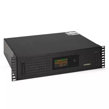 Источник бесперебойного питания Exegate ServerRM UNL-3000.LCD.AVR.2SH.3C13.USB.3U EX293852RUS 3000VA/1800W, Color LCD, AVR, 2*Schuko+3*C13, USB, 3U, у