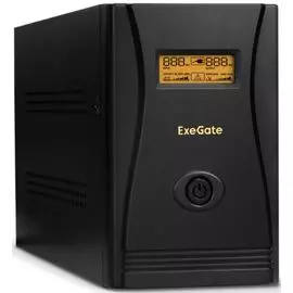 Источник бесперебойного питания Exegate SpecialPro Smart LLB-2000.LCD.AVR.EURO.RJ.USB EP285519RUS 2000VA/1200W, LCD, AVR, 4 евророзетки, RJ45/11, USB,