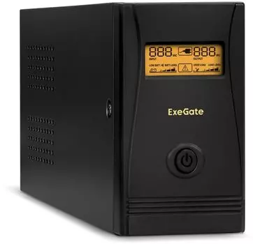 Источник бесперебойного питания Exegate SpecialPro Smart LLB-600.LCD.AVR.4C13 EP285586RUS 600VA/360W, LCD, AVR, 4*C13, Black