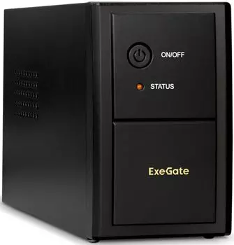 Источник бесперебойного питания Exegate SpecialPro UNB-650.LED.AVR.EURO.RJ.USB EP285597RUS 650VA/360W, LED, AVR, 2 евророзетки, RJ45/11, USB, black