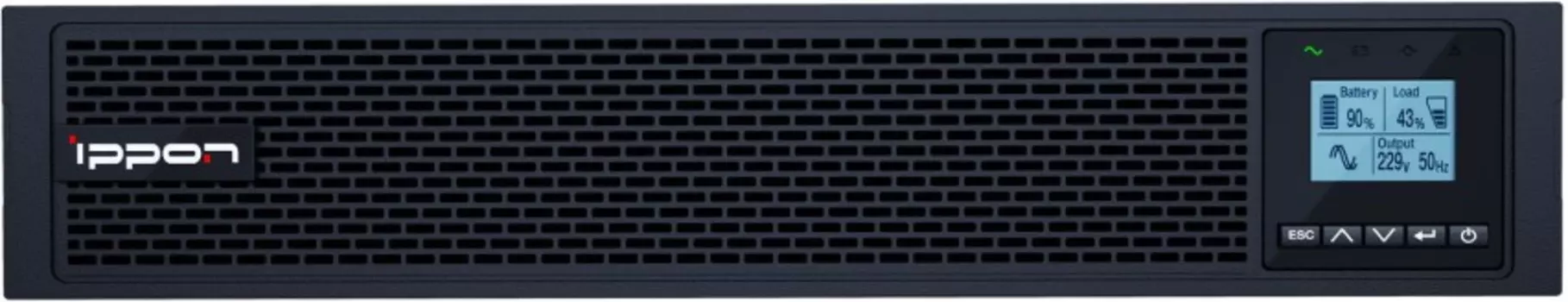 Источник бесперебойного питания Ippon Innova RT II 1000 1398359 1000 Вт, 1000ВА, RS232, USB