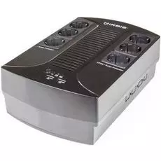 Источник бесперебойного питания Irbis ISBR800E Personal plus 800VA/480W, line-Interactive, AVR, 6xSchuko outlets(3 Surge & 3 batt), 2 USB charger