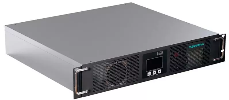 Источник бесперебойного питания Marsriva MR-US1KRT Smart Онлайн ИБП, 1кВА, 2*12В/9Ач батарея, стоечный