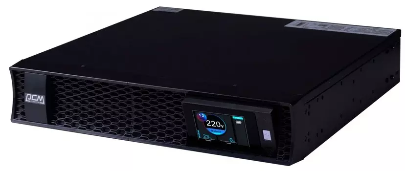 Источник бесперебойного питания Powercom NXT-3000 On-Line, 3000VA/3000W, Rack/Tower, 8*IEC320-C13 + 2*C19, LCD, Serial+USB, SmartSlot