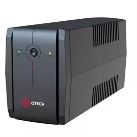 Источник бесперебойного питания QTECH QPS-LIS-D-1200-TR Line-interactive 1200ВА/720Вт, серия Terra LIS, 3 розетки Schuko, USB, LED, 2х7Ач