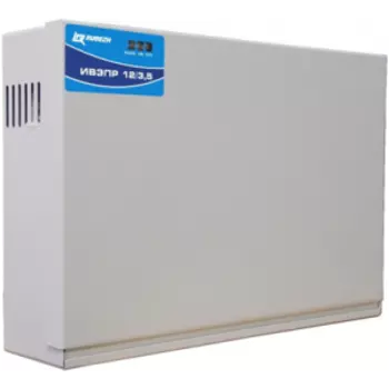 Источник бесперебойного питания Рубеж ИВЭПР 12/3,5 2х17 БР вторичный резервированный, Uвых.12В, Iвых.3.5А(max 4А), Uвх.140…265В, Pпотр.62Вт, под АКБ 2