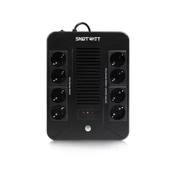 Источник бесперебойного питания SmartWatt UPS SAFE PRO 600 600VA, 360Вт, 145-295В, line-interactive