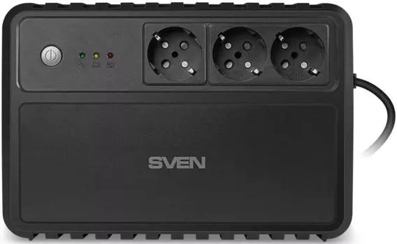 Источник бесперебойного питания Sven UP-L800 SV-021627 400 Вт, вх. 175В-290В, вых. 230В, 3*CEE7/4 (EU)