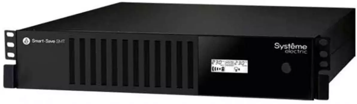Источник бесперебойного питания Systeme Electric SMTSE2000RMI2U Smart-Save SMT 2000 ВА, монтаж в стойку 2U, 230 В, 6 розеток IEC C13, SmartSlot, AVR,
