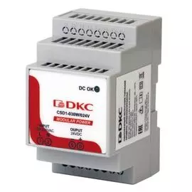 Источник питания DKC XCSD1030W012VAA однофазный, 30Вт, 4-2А, 12(5-15)В, "MODULAR POWER"