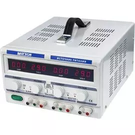 Источник питания линейный МЕГЕОН 32303 трёхканальный