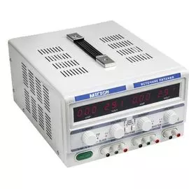 Источник питания линейный МЕГЕОН 323051 трёхканальный