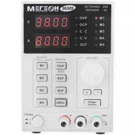 Источник питания МЕГЕОН 36305 одноканальный программируемый линейный