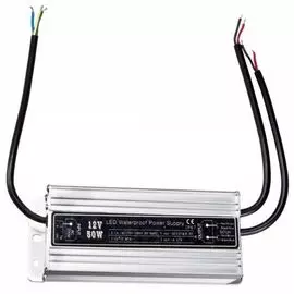 Источник питания Rexant 200-050-2 110-220V AC/12V DC, 4,5А, 50W с проводами, влагозащищенный (IP67)