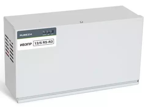 Источник питания Рубеж ИВЭПР 12/5 RS-R3 2х12 БР DC 12 В, 5 А