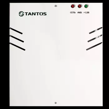 Источник питания Tantos ББП-50 PRO резервированный 12В 5А (макс 5.5А) под акб.12В 7Ач