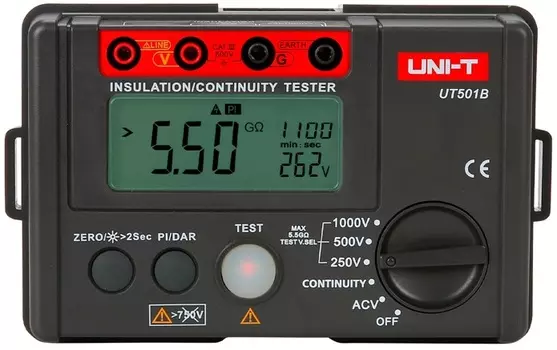 Измеритель UNI-T UT501B 13-0045 сопротивления изоляции