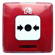 Извещатель Рубеж ИПР 513-10 исп.1 (устройство дистанционного пуска электроконтактное), с устройством индикации, НЗ/НР, 9…30 В, 50 мкА, IP41 (красный)