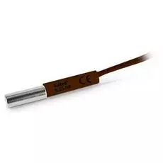 Извещатель SATEL B-2S BR магнитоконтактный, врезной монтаж, кабель 44 см., маленький герметичный корпус (Ø 6,5 мм), коричневый