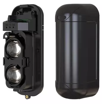 Извещатель Smartec ST-PD102BDE-SC охранный активный инфракрасный, экономичный, 2-х лучевой, 100 м, одноканальный.